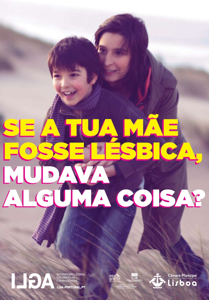mupi da campanha da ILGA