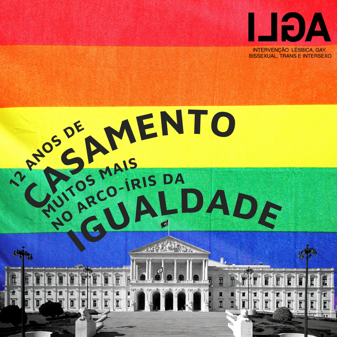 12 anos de igualdade no acesso ao casamento civil entre pessoas do mesmo sexo ILGA Portugal imagem